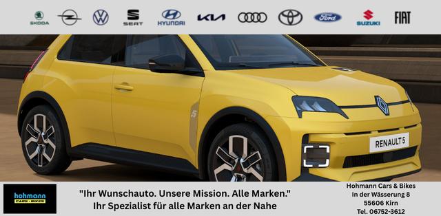 Renault 5 - Techno 150 Comfort Range-150PS-V2L-WINTER-SHZ-KeylessGo-KLIMA-LED-SUNSET-ALU18"-PDC-KAMERA-DAB-NAVI-AndroidAuto-AppleCarPlay-W&auml;rmepumpe
