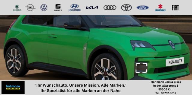 Renault 5 - Techno 150 Comfort Range-150PS-V2L-WINTER-SHZ-KeylessGo-KLIMA-LED-SUNSET-ALU18"-PDC-KAMERA-DAB-NAVI-AndroidAuto-AppleCarPlay-W&auml;rmepumpe