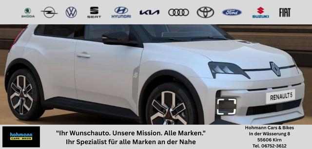 Renault 5 - Techno 150 Comfort Range-150PS-V2L-WINTER-SHZ-KeylessGo-KLIMA-LED-SUNSET-ALU18"-PDC-KAMERA-DAB-NAVI-AndroidAuto-AppleCarPlay-W&auml;rmepumpe