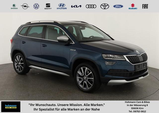 Skoda Karoq - Scout 4x4 2.0 TDI DSG Scout, AHK, Navi, Kamera, 18-Zoll