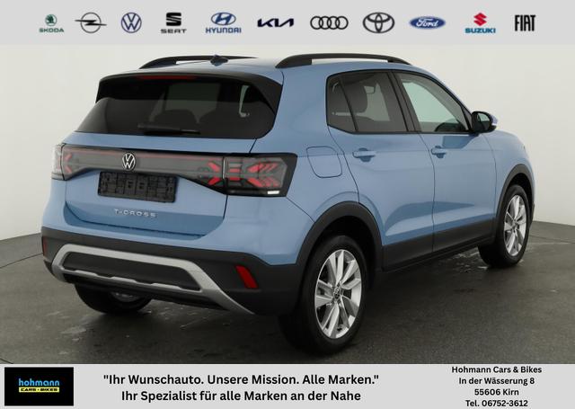 Volkswagen T-Cross - 1.0 TSI 85 kW Life DSG Life, IQ.Light, Kamera, ACC, Side, Winter, 17-Zoll