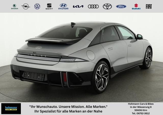Hyundai IONIQ 6 - Uniq Elektro 77,4 kWh, Pano, 20-Zoll, Matrix, HuD, Side, AreaView, Navi, BOSE, Winter