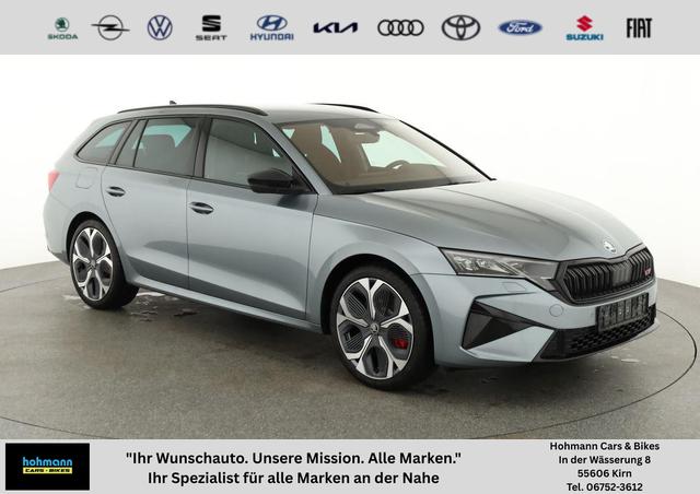 Skoda Octavia Combi - RS 2.0 TSI DSG, Sonderlackierung, AHK, 19 Zoll, Canton, el. Klappe, Navi, Matrix, sofort