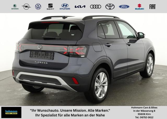 Volkswagen T-Cross - 1.0 TSI 85 kW Life DSG Life, AHK, IQ.Light, Kamera, ACC, Side, Winter, 17-Zoll