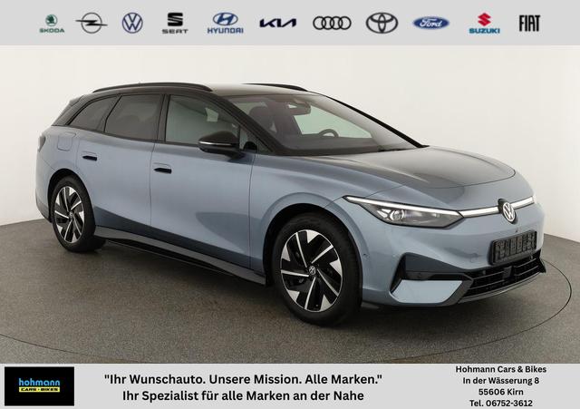 Volkswagen ID.7 - Pro 210 kW Tourer Black, AHK, HuD, IQ.Light, IQ.Drive, AreaView, Side, Winter, 19-Zoll