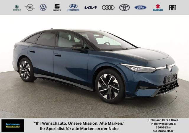Volkswagen ID.7 - Pro 210 kW Black, AHK, HuD, IQ.Light, IQ.Drive, AreaView, Side, Winter, 19-Zoll