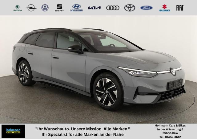 Volkswagen ID.7 - Pro 210 kW Tourer Black, AHK, HuD, IQ.Light, IQ.Drive, AreaView, Side, Winter, 19-Zoll