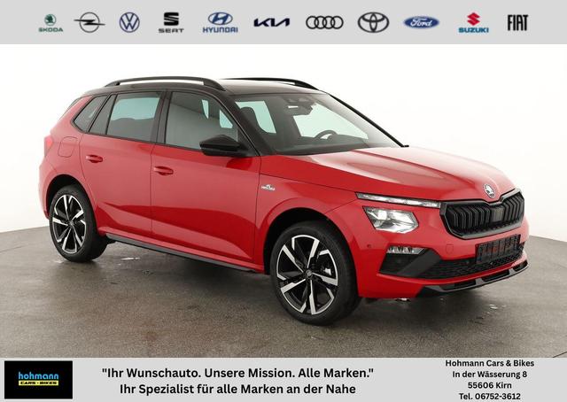 Skoda Kamiq - Monte Carlo 1.0 TSI DSG Carlo, Pano, AHK, Navi, Matrix, el.Klappe, 18-Zoll, 5 J.-Garantie