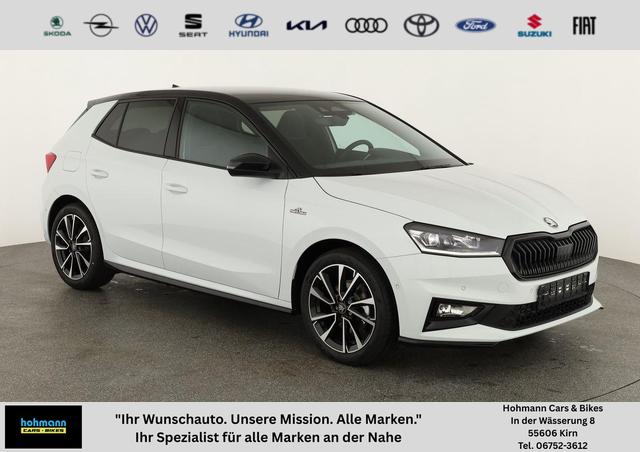 Skoda Fabia - Monte Carlo 1.5 TSI DSG Carlo, Ladeboden, LED, Kamera, App-Connect, Winter, 17-Zoll
