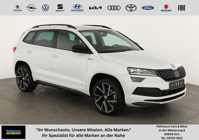 Skoda Karoq - Sportline 1.5 TSI DSG Sportline, AHK, Navi, el. Klappe, ACC, Kamera, 19-Zoll