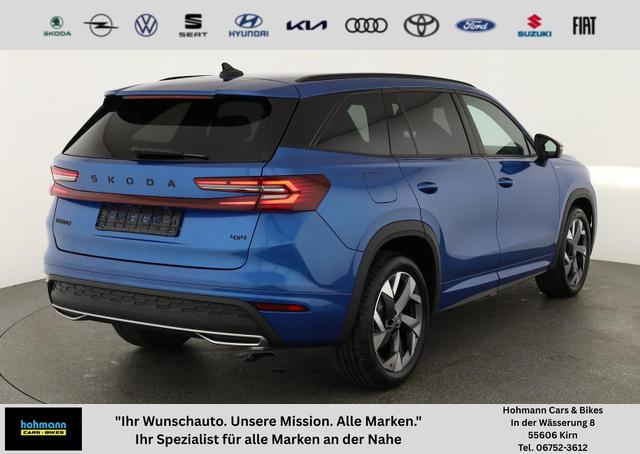 Skoda Kodiaq - 2.0 TDI 142 kW 4x4 Sportline DSG Sportline, AHK, Navi, Matrix, el. Klappe, Side, 19-Zoll, 4-J Garantie