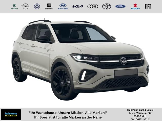 Volkswagen T-Cross - R-Line 115PS DSG Navi+IQ.Light+AHK+Black+Cam+Keyless+Side+Climatronic+Parklenk