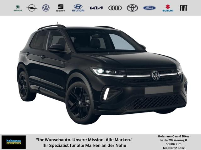 Volkswagen T-Cross - R-Line 115PS DSG Navi+IQ.Light+AHK+Black+Cam+Keyless+Side+Climatronic+Parklenk