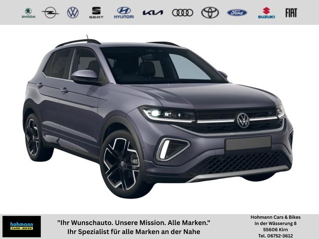 Volkswagen T-Cross - R-Line 115PS DSG AHK+IQ.Light+Kessy+Kamera+Parklenkassistent+Sitzheizung