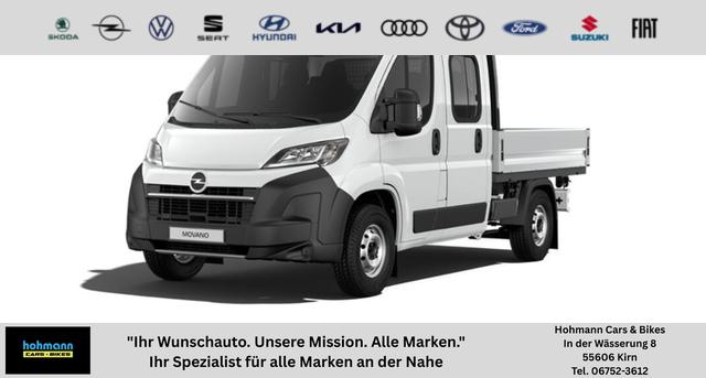 Opel Movano - Pritschenwagen Doppelkabine L3 3.5t verstärkt 2.2 BlueHDi 180 8-