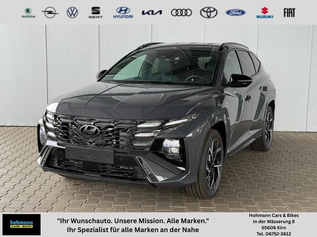 Hyundai TUCSON - N-Line 1.6 T-GDI / E-Klappe PDC V&H + Kamera Keyless 3-Zonen Klimaaut. LED Navi Alu 19" Sonderpreis mit leichter Delle!