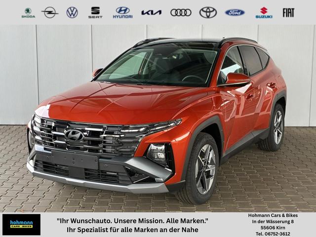 Hyundai TUCSON - E-Motion 1.6 T-GDI 2WD 48V DCT / Panoramadach ACC Sitz + Lenkradheizung LED Navi PDC V&H Kamera Alu 18"