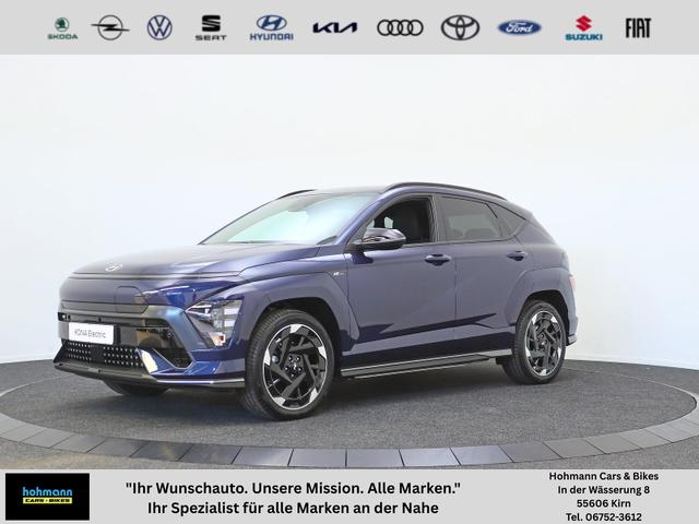 Hyundai KONA Elektro - N-Line 64,8 kWh / Bose ACC PDC V&H + Kamera Keyless Sitz Lenkradheiz. LED Alu 19"