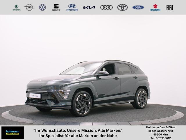 Hyundai KONA Elektro - N-Line 64,8 kWh / Bose ACC PDC V&H + Kamera Keyless Sitz Lenkradheiz. LED Alu 19"