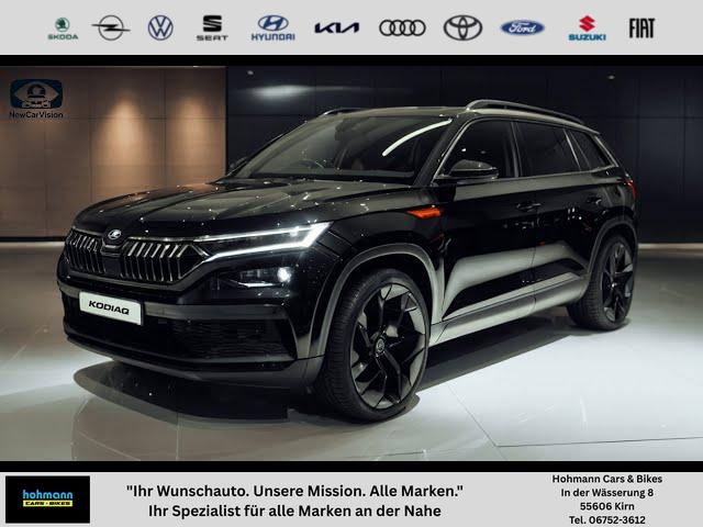 Skoda Kodiaq - Sportline 1.5 TSI m-HEV Mild Hybrid 110 kW DSG, 4 Jahre Garantie, Navigationssystem, Metallfarbe, LED MATRIX, 20 Zoll Alufelgen, Easy Open, Panoramadach, Ger&auml;uschd&auml;mmung, Alarmanlage