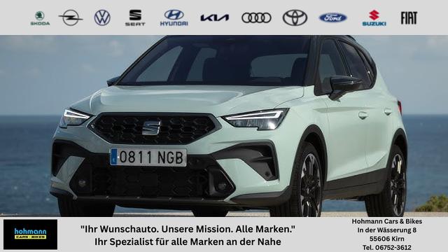 Seat Arona - Style 1.0 TSI 85 kWX 6 G, Klimaanlage, Alufelgen 17 Zoll, LED Licht + R&uuml;ckleuchten, dunkel eingef&auml;rbte Scheiben,Full-Link, Winterpaket, ACC Abstandsautomatik Au&szlig;enspiegel beheizb. elektr. klappbar, Light Assist, Licht&Sicht Paket,