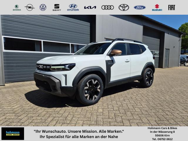 Dacia Duster - Extreme Hybrid 140PS Automatik 1.6 SCE Lenkradheizung Sitzheizung 4x Kamera Teil-Leder Klimaautomatik Bluetooth Apple Carplay Android Auto PDC v+h 2xKeyless 17-LM