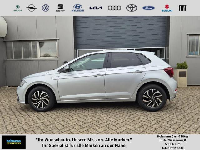 Volkswagen Polo - Life 1.0 TSI 95PS Rückf.Kamera Sitzheizung Digital Cockpit Klima PDC abgd.Scheiben Bluetooth Apple Car Play Android Auto 15-LM