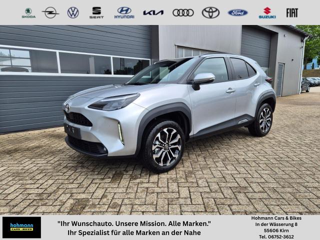 Toyota Yaris Cross - 1.5VVT-iE 130PS Automatik Teamplayer Klimaautomatik Sitzheizung Lenkradheizung PDC v+h Rückf.Kamera 17-LM abged.Scheiben 2xKeyless DAB+ Bluetooth Touchscreen Apple CarPlay Android Auto