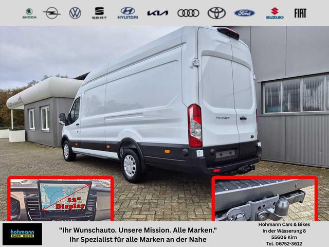 Ford Transit - 350 L4H3 2.0 EcoBlue 130PS Trend Heckantrieb 3,5t 2-Sitzer AHK Sitzheizung Frontscheibe beheizb. Klimaautomatik Navi PDC v+h Bluetooth DAB Apple CarPlay Android Auto Tempomat Ganzj.Reifen