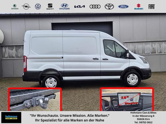 Ford Transit - L2H2 2.0 EcoBlue 165PS Trend Heckantrieb 3,5t 2-Sitzer AHK Sitzheizung Lenkradheizung Frontscheibe beheizb. Klimaautomatik PDC v+h Rückf.Kamera Bluetooth DAB Apple CarPlay Android Auto Tempomat Ganzj.Reifen