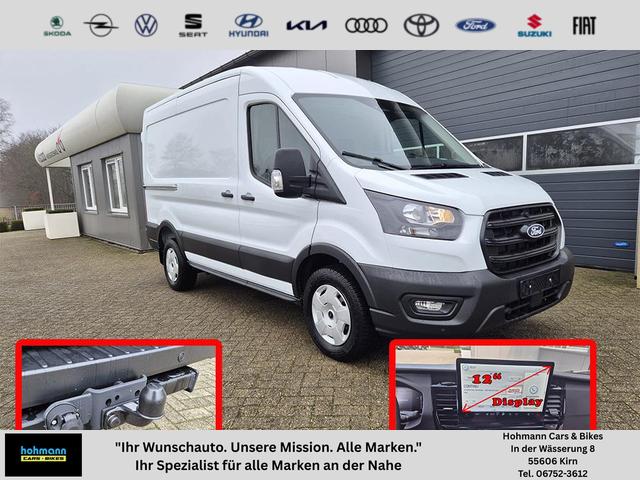 Ford Transit - L2H2 2.0 EcoBlue 130PS Trend 3,5t 2-Sitzer AHK Sitzheizung Lenkradheizung Frontscheibe beheizb. Klimaautomatik PDC v+h Rückf.Kamera Bluetooth DAB Apple CarPlay Android Auto Tempomat Ganzj.Reifen