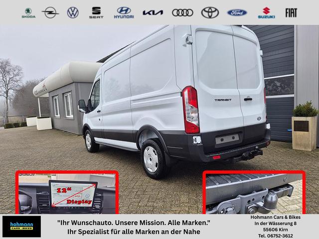 Ford Transit - L2H2 2.0 EcoBlue 130PS Trend 3,5t 3-Sitzer AHK Sitzheizung Lenkradheizung Frontscheibe beheizb. Klimaautomatik Bluetooth DAB Apple CarPlay Android Auto PDC v+h Rückf.Kamera Tempomat