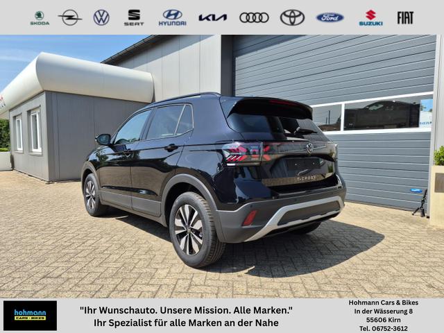 Volkswagen T-Cross - 1.0 TSI 116PS DSG Life LED-Matrix-Scheinwerfer Klimaautomatik Sitzheizung PDC Rückf.Kamera 16-LM ACC abged.Scheiben 2xKeyless DAB+ Bluetooth Touchscreen Apple CarPlay Android Auto