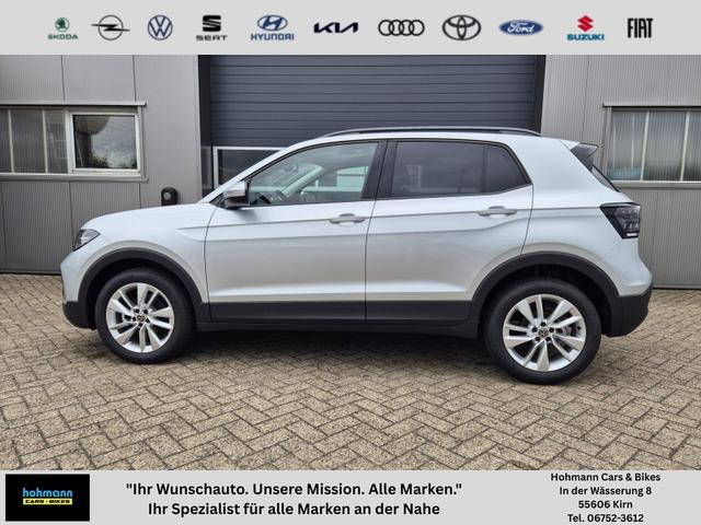 Volkswagen T-Cross - 1.0 TSI 116PS DSG Life LED-Matrix-Scheinwerfer Klimaautomatik Sitzheizung PDC Rückf.Kamera 17-LM abged.Scheiben 2xKeyless DAB+ Bluetooth Touchscreen Apple CarPlay Android Auto