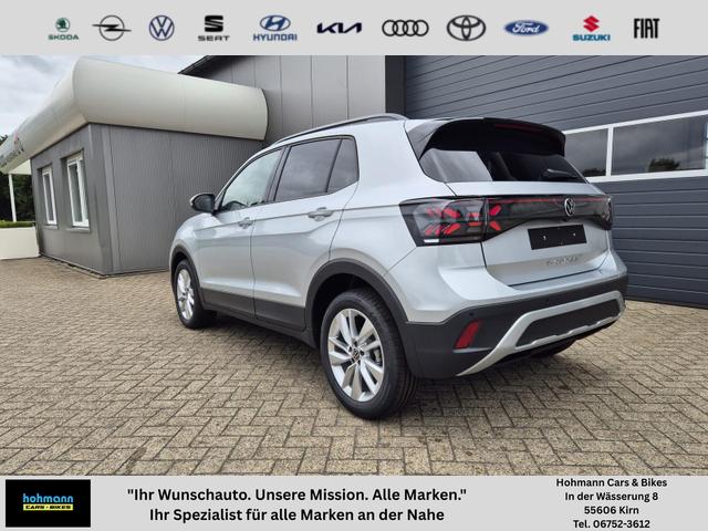 Volkswagen T-Cross - 1.0 TSI 116PS DSG Life LED-Matrix-Scheinwerfer Klimaautomatik Sitzheizung PDC Rückf.Kamera 17-LM abged.Scheiben 2xKeyless DAB+ Bluetooth Touchscreen Apple CarPlay Android Auto