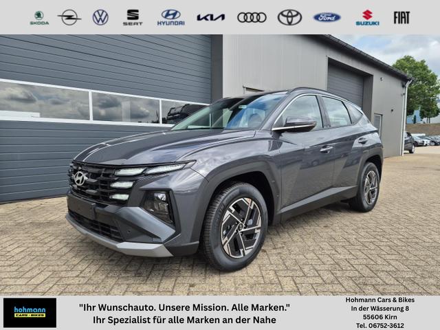 Hyundai TUCSON - 1.6 T-GDI 160PS Sitzheizung Lenkradheizung Klimaautomatik Navi 12,3"-Touchscreen DAB+ wireless Apple CarPlay + Android Auto PDC v+h Rückf.Kamera 2xKeyless 17-LM
