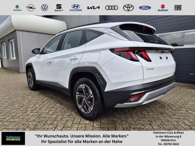 Hyundai TUCSON - 1.6 T-GDI 160PS Sitzheizung Lenkradheizung Klimaautomatik Navi 12,3"-Touchscreen DAB+ wireless Apple CarPlay + Android Auto PDC v+h Rückf.Kamera 2xKeyless 17-LM
