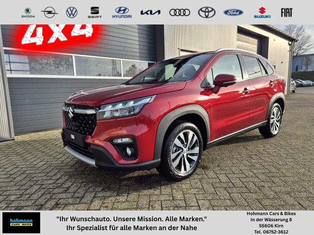 Suzuki S-Cross - Comfort+ 110PS Automatik MHEV 4x4 ALLGRIP 1.4 Boosterjet Allrad Teilleder Navi Klimaautomatik Sitzheizung ACC PDC v+h 4x Kamera Suzuki-Radio Apple CarPlay Android Auto Touchscreen 2xKeyless 17-LM