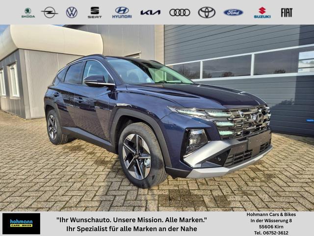 Hyundai TUCSON - Trend 1.6 T-GDI 150PS Automatik TZ 2026 Teil-Leder Sitzheizung v+h Lenkradheizung Klimaautomatik Navi Touchscreen DAB+ Apple CarPlay + Android Auto PDC R&uuml;ckf.-Kamera Voll-LED-Scheinw.