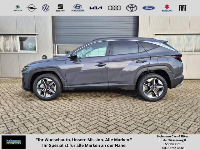 Hyundai TUCSON - Trend 1.6 T-GDI 150PS Automatik TZ 2026 Teil-Leder Sitzheizung v+h Lenkradheizung Klimaautomatik Navi Touchscreen DAB+ Apple CarPlay + Android Auto PDC R&uuml;ckf.-Kamera Matrix-LED-Scheinw.