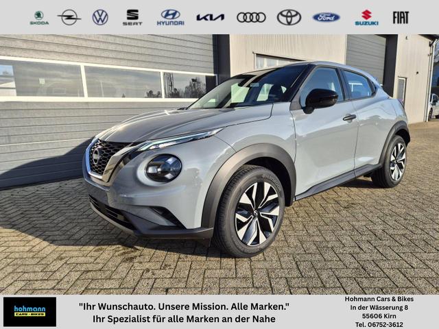 Nissan Juke - 1.0 DIG-T 114PS Acenta Klimaautomatik Sitzheizung R&uuml;ckf.Kamera Bluetooth Touchscreen wireless Apple CarPlay Android Auto