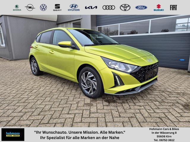Hyundai i20 - 1.0 T-GDI 90PS Trend Automatik 5-t&uuml;rig Klimaautomatik Sitzheizung Lenkradheizung R&uuml;ckf.Kamera PDC Apple CarPlay Android Auto Tempomat Touchscreen 16"LM