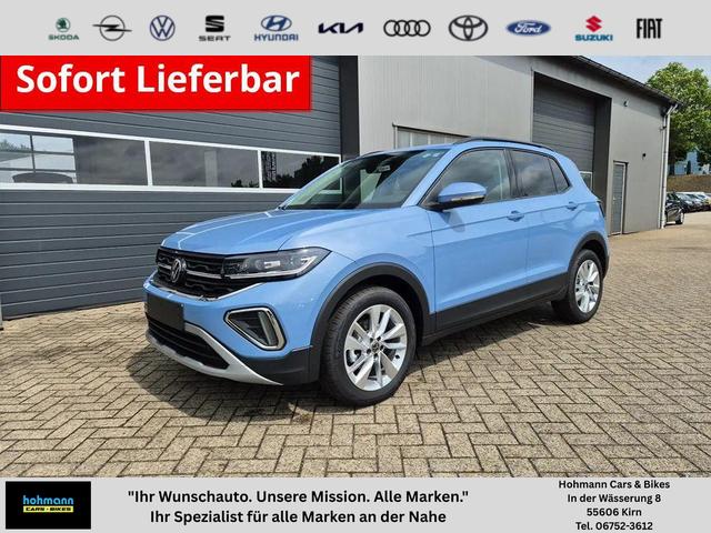 Volkswagen T-Cross - 1.0 TSI 116PS DSG Life LED-Matrix-Scheinwerfer Klimaautomatik Sitzheizung PDC R&uuml;ckf.Kamera 17-LM abged.Scheiben 2xKeyless DAB+ Bluetooth Touchscreen Apple CarPlay Android Auto