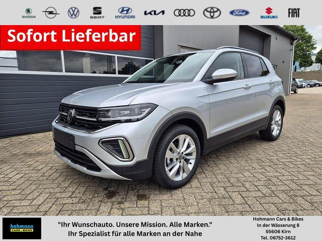 Volkswagen T-Cross - 1.0 TSI 116PS DSG Life LED-Matrix-Scheinwerfer Klimaautomatik Sitzheizung PDC R&uuml;ckf.Kamera 17-LM abged.Scheiben 2xKeyless DAB+ Bluetooth Touchscreen Apple CarPlay Android Auto