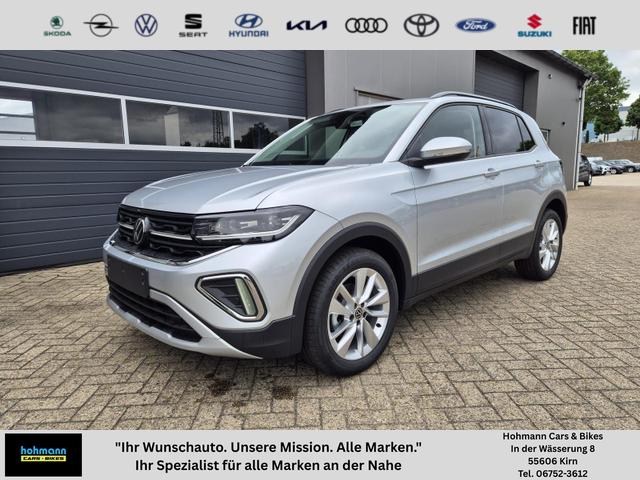 Volkswagen T-Cross - 1.0 TSI 116PS DSG Life LED-Matrix-Scheinwerfer Klimaautomatik Sitzheizung PDC R&uuml;ckf.Kamera 17-LM abged.Scheiben 2xKeyless DAB+ Bluetooth Touchscreen Apple CarPlay Android Auto