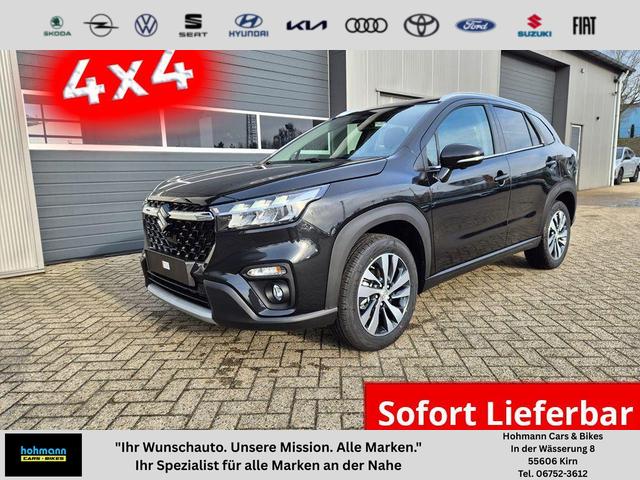 Suzuki S-Cross - Comfort+ 110PS MHEV 4x4 ALLGRIP 1.4 Boosterjet Teilleder Navi Klimaautomatik Sitzheizung ACC PDC v+h 4x Kamera Suzuki-Radio Apple CarPlay Android Auto Touchscreen 2xKeyless 17-LM