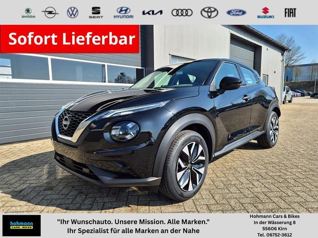 Nissan Juke - 1.0 DIG-T 114PS Acenta Klimaautomatik Sitzheizung R&uuml;ckf.Kamera Bluetooth Touchscreen wireless Apple CarPlay Android Auto