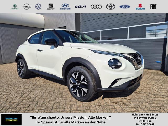 Nissan Juke - 1.0 DIG-T 114PS Acenta Klimaautomatik Sitzheizung R&uuml;ckf.Kamera Bluetooth Touchscreen wireless Apple CarPlay Android Auto