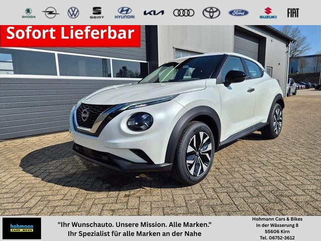 Nissan Juke - 1.0 DIG-T 114PS Acenta Klimaautomatik Sitzheizung R&uuml;ckf.Kamera Bluetooth Touchscreen wireless Apple CarPlay Android Auto