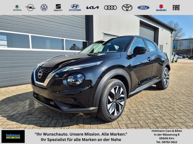 Nissan Juke - 1.0 DIG-T 114PS Acenta Klimaautomatik Sitzheizung R&uuml;ckf.Kamera Bluetooth Touchscreen wireless Apple CarPlay Android Auto
